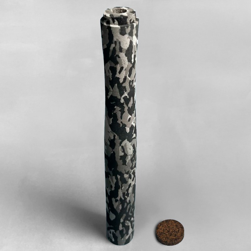 CABO RETO DE EVA CAMUFLADO CINZA 24cm